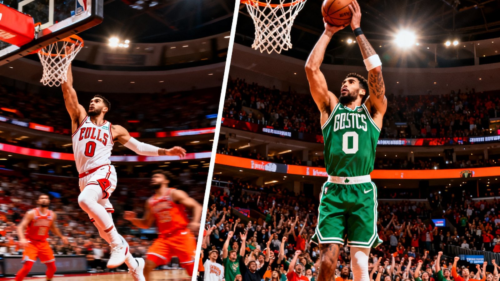 NBA总决赛G3精彩集锦视频封面，塔图姆突破扣篮和三分命中的高光时刻合集